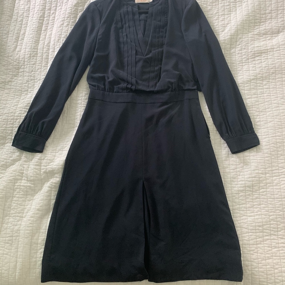 Tory Burch Navy Blue Long Sleeve dress